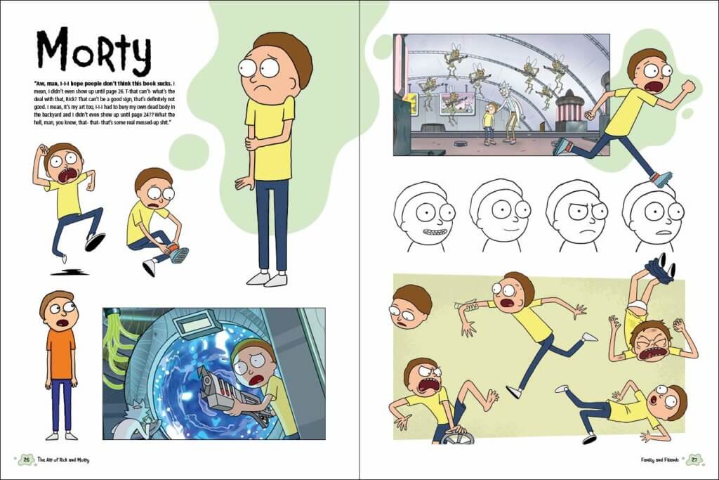The Art of RIck and Morty