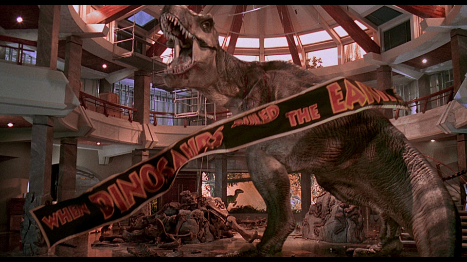 El icónico y memorable final de Jurassic Park