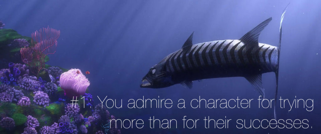 22 reglas de narrativa pixar 1 Admiras a un personaje por sus intentos
