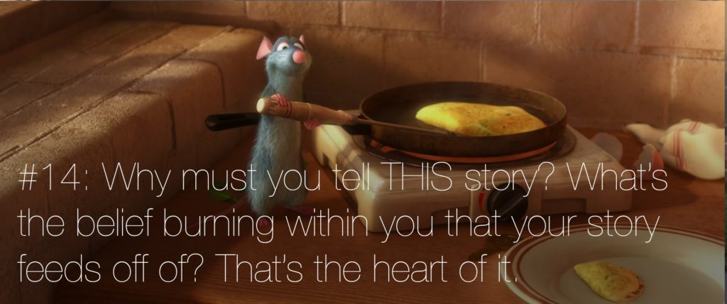 22 reglas de narrativa pixar 14 Por qué debes contar ESTA historia