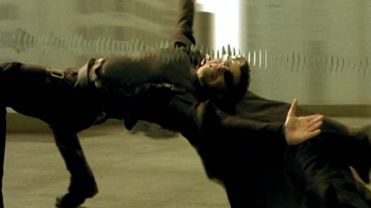 Una de las escenas más icónicas de Matrix