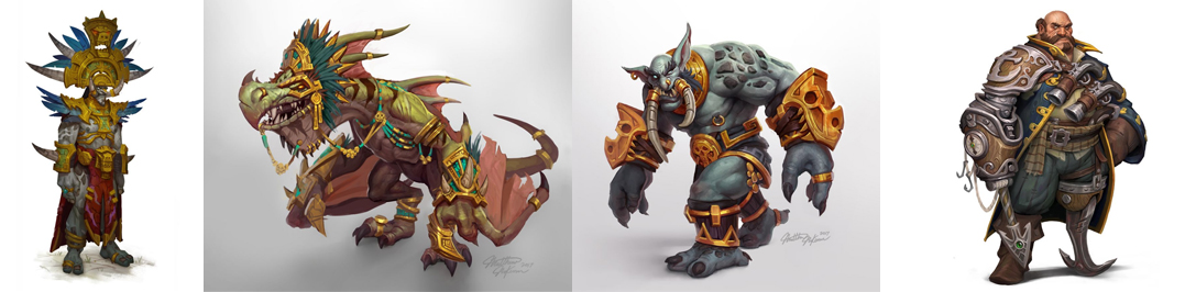 wow battle for azeroth personajes