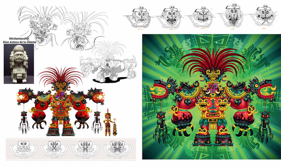 Diseño de Personajes y Producción detrás de Maya y los Tres